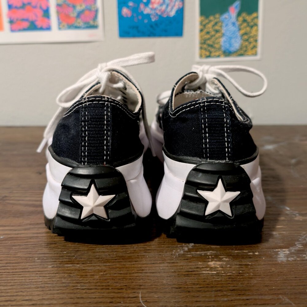 Converse Run Star Hike Low-Top Platform Sneaker Size 8 Women - Picture 4 of 7